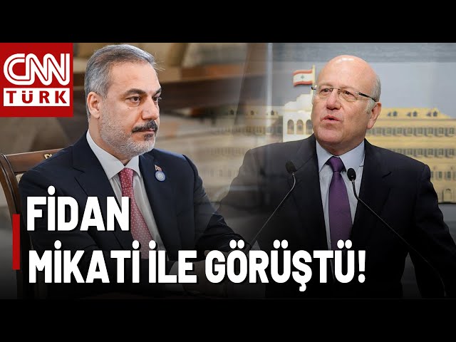 ⁣SON DAKİKA  Dışişleri Bakanı Hakan Fidan Lübnan Başbakanı Necip Mikati İle Görüştü!