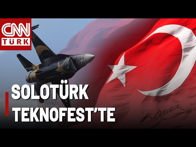 ⁣SOLOTÜRK Teknofest Sahnesinde! Hava Gösterileri Adana Semalarını Süslüyor...