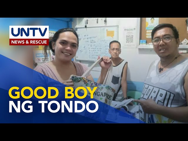 ⁣Isang lalaki mula sa Tondo, Manila, nagsauli ng napulot na bag | Something Good