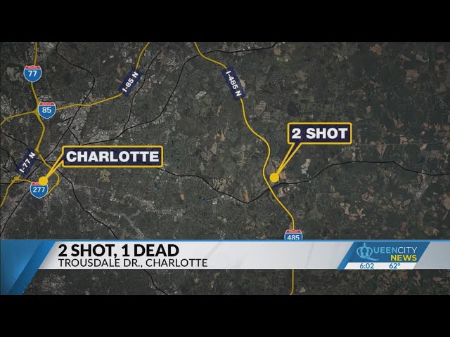 ⁣One dead, one hurt after shooting in east Charlotte