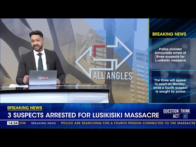 ⁣Three suspects arrested for Lusikisiki massacre