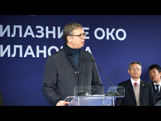 ⁣GLOBALink | Serbian president hails Chinese-built bypass