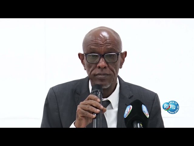 ⁣Discours du ministre des Infrastructures et de l’Équipement Mr. Hassan Houmed Ibrahim.