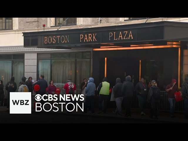 ⁣Boston hotel workers go on strike, demanding better working conditions