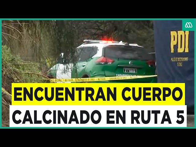 ⁣Encuentran cuerpo calcinado en la Ruta 5: Cadáver estaba maniatado