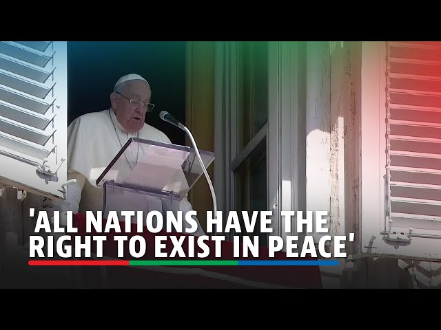 ⁣Pope calls for immediate ceasefire in Lebanon and Gaza