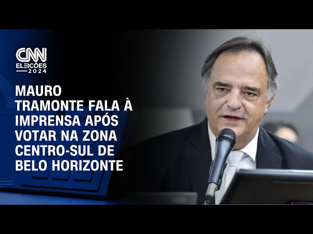 ⁣Mauro Tramonte fala à imprensa após votar na zona centro-sul de Belo Horizonte | CNN ELEIÇÕES