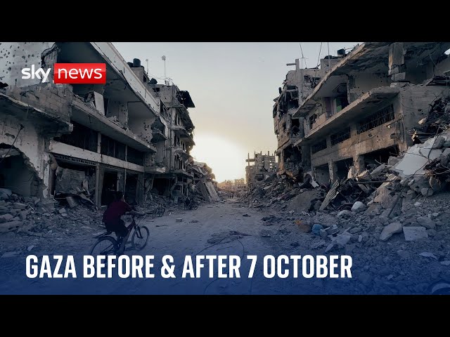 ⁣Gaza before and after 7 October | Israel-Hamas War