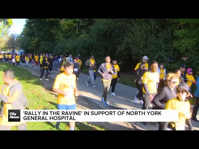 ⁣'Rally in the Ravine' in support of North York General Hospital