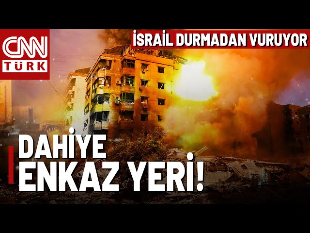 ⁣İsrail'in Beyrut Saldırıları Yoğunlaştı! İşte Dahiye'de Korkunç Manzara!