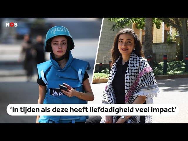 ⁣Eerst Gaza nu Libanon; deze jonge journalist belandt opnieuw in oorlog