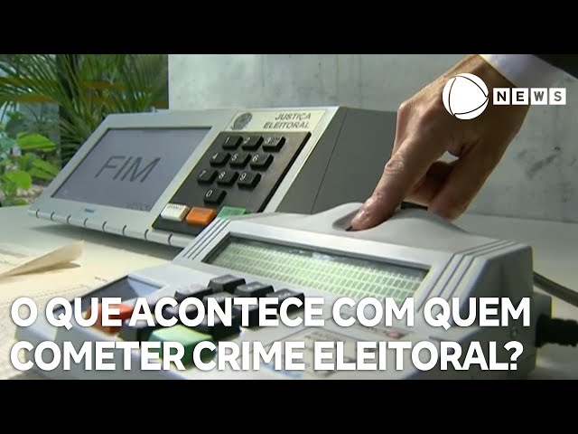 ⁣Entenda o que acontece com quem cometer crime eleitoral