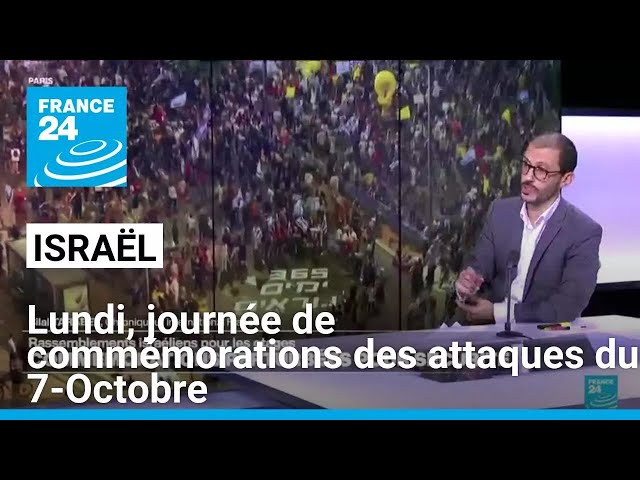 ⁣Israël : lundi, journée de commémorations des attaques du 7-Octobre • FRANCE 24