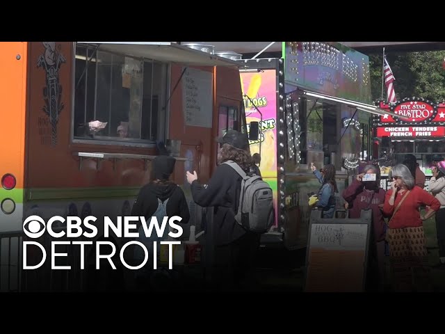 ⁣Food trucks offering fall flavor in Detroit