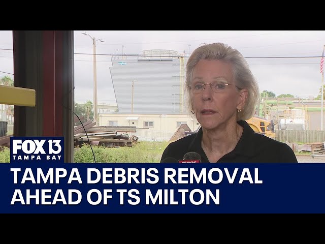 ⁣Mayor Castor's update on debris removal ahead of Tropical Storm Milton