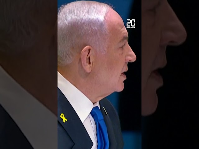 ⁣Israël : Benjamin Netanyahou fait vider la salle de l'ONU #shorts