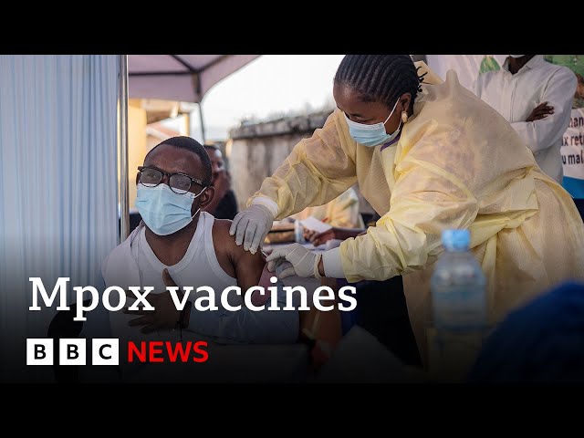 ⁣Mpox vaccination campaign under way in DRC | BBC News