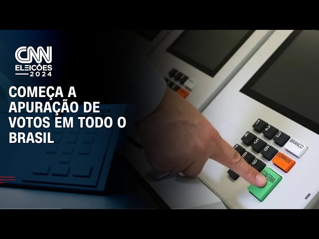 ⁣Começa a apuração de votos em todo o Brasil | CNN ELEIÇÕES