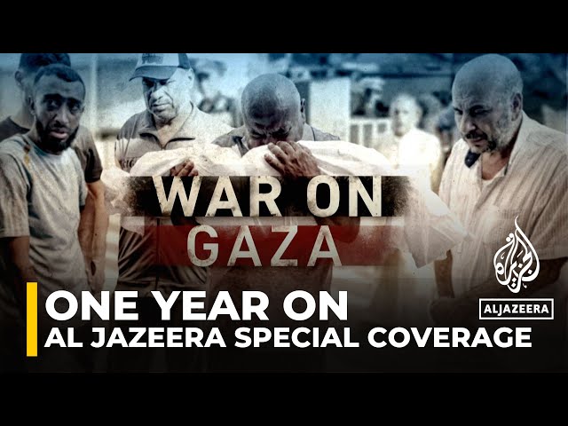 ⁣One year of Israel’s war on Gaza: Al Jazeera special coverage