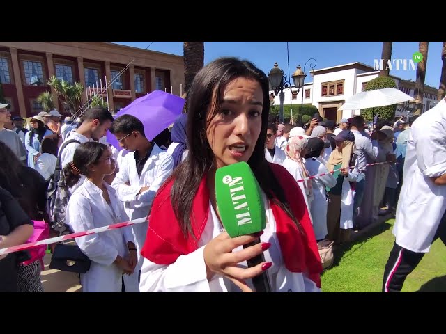 ⁣Les étudiants en médecine poursuivent leur mouvement de contestation