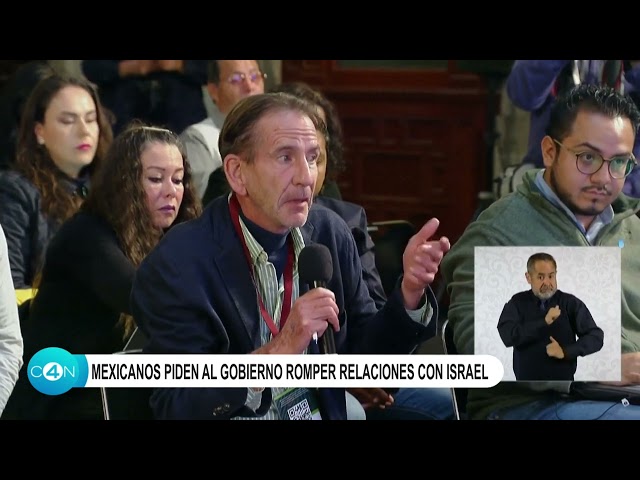 ⁣Mexicanos piden al gobierno romper relaciones con Israel