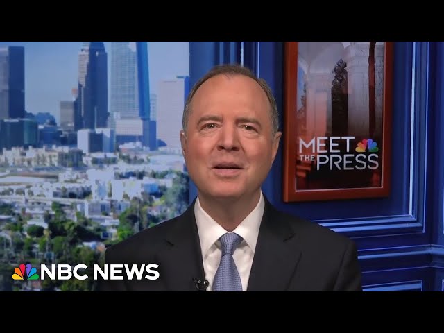 ⁣Rep. Adam Schiff says he would advise Netanyahu to go after ballistic missile factories in Iran