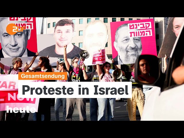 ⁣heute 19:00 Uhr vom 06.10.2024 Proteste in Israel, Ende Oktoberfest