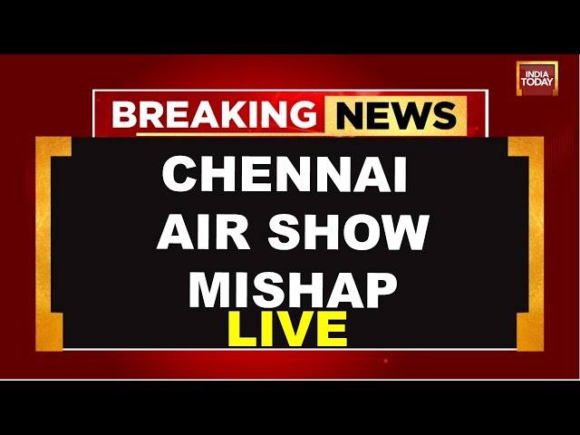 ⁣Chennai Airshow Mishap Live Updates: At Least 3 People Dead, Several Injured At Chennai Airshow