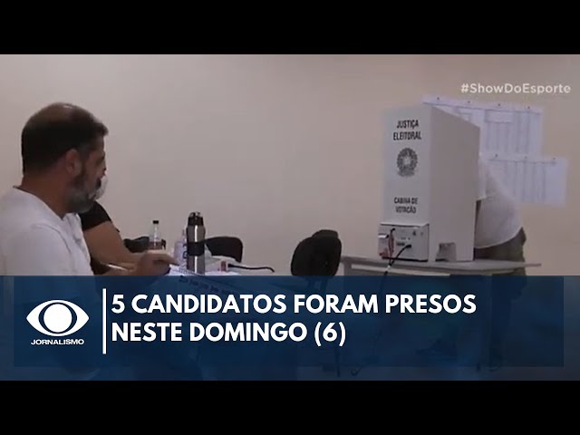 ⁣Eleições 2024: 5 candidatos foram presos neste domingo (6)