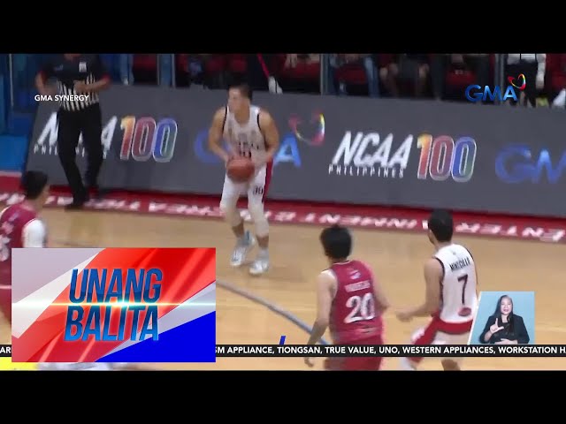 ⁣Letran Knights, panalo laban sa LPU Pirates, 78-66 | Unang Balita