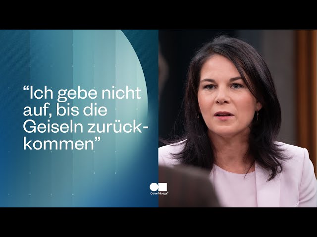 ⁣Ist der Krieg im Nahen Osten noch zu stoppen, Frau Baerbock? | Caren Miosga