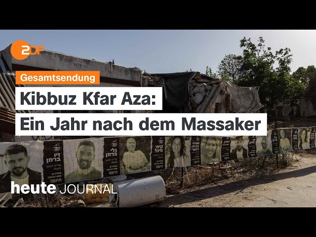 ⁣heute journal vom 06.10.2024 Jahrestag Hamas-Überfall, Antisemitismus in Deutschland, US-Wahl