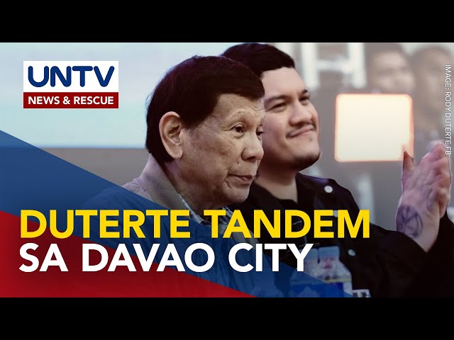 ⁣Mag-amang Duterte, tatakbong Mayor at Vice Mayor ng Davao City