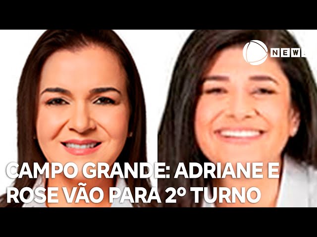 ⁣Adriane Lopes e Rose Modesto vão para 2º turno em Campo Grande