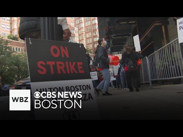 ⁣Boston hotel workers go on strike, calling for new contract with better wages