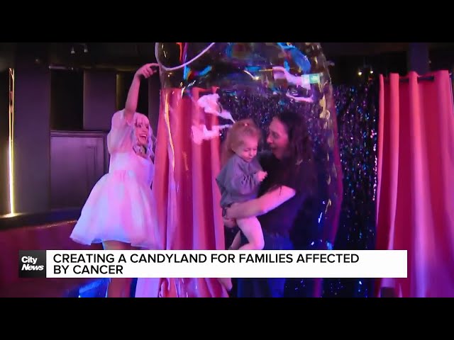 ⁣Creating a Candyland for families affected by cancer