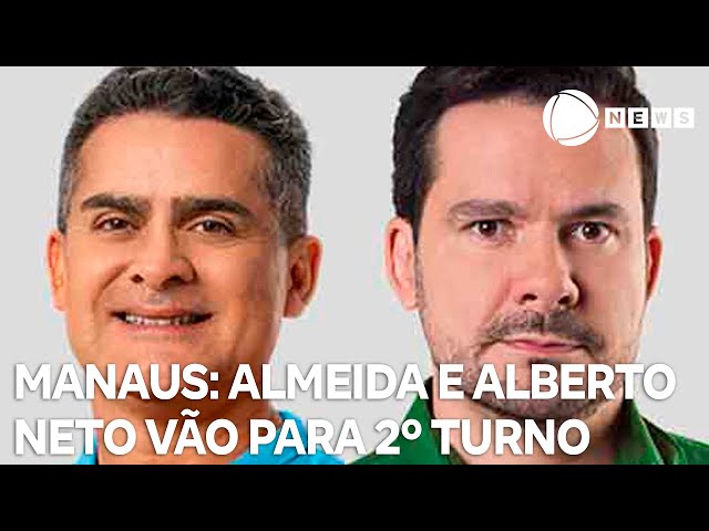 ⁣David Almeida e Alberto Neto vão para 2° turno em Manaus