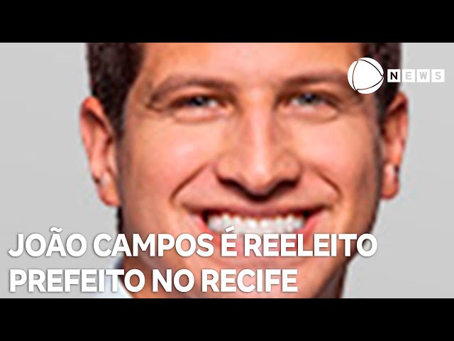 ⁣João Campos é reeleito prefeito no Recife