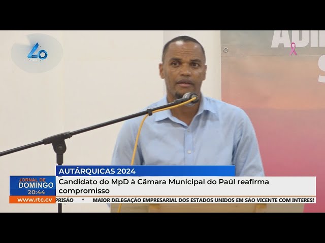 ⁣Candidato do MpD à Câmara Municipal do Paúl reafirma compromisso