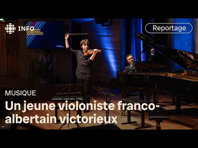 ⁣Le violoniste Jacques Forestier remporte un concours de renom en Allemagne