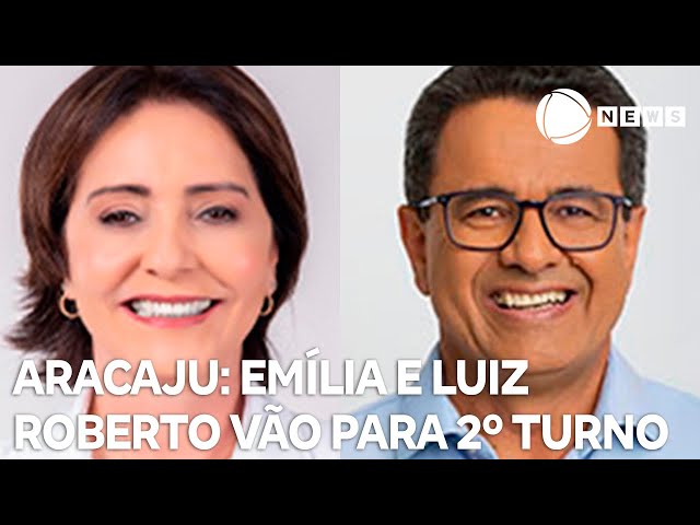 ⁣Emília Correa e Luiz Roberto vão para 2º turno em Aracaju