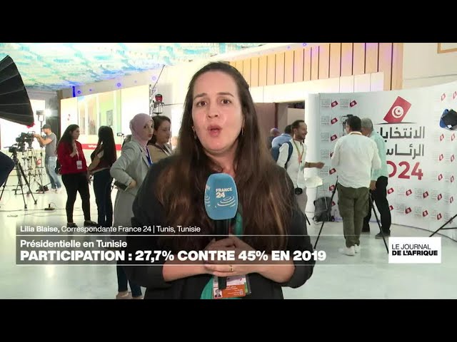 ⁣Présidentielle en Tunisie : une participation très faible avec une désaffection des jeunes