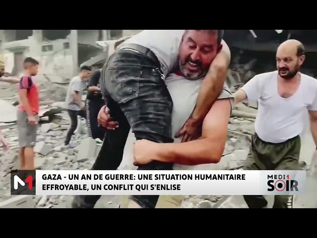 ⁣Un an de guerre à Gaza : une situation humanitaire effroyable, un conflit qui s’enlise