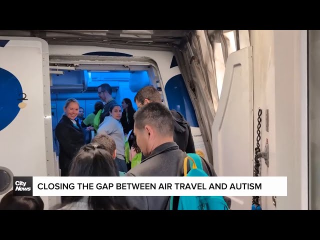 ⁣Closing the gap between air travel and autism