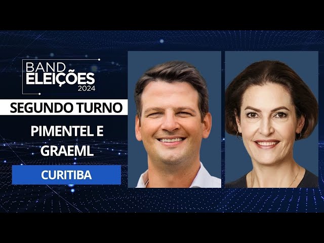 ⁣Eduardo Pimentel (PSD) e Cristina Graeml (PMD) disputam o segundo turno em Curitiba | Eleições 2024