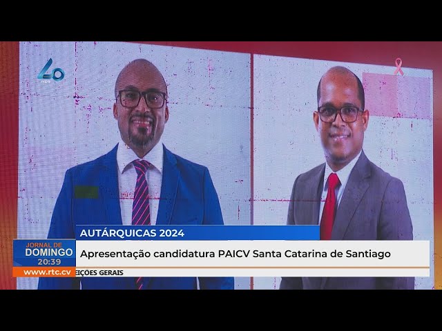 ⁣Apresentação candidatura PAICV Santa Catarina de Santiago