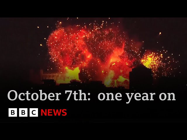 ⁣One year after October 7th a wider war threatens middle east | BBC News