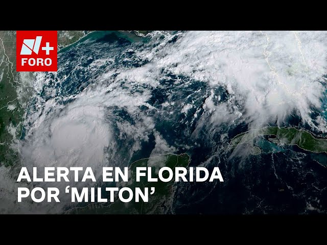 ⁣Huracán 'Milton' en ruta inminente a Florida - Las Noticias