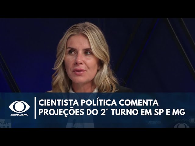 ⁣Cientista política comenta projeções do segundo turno em SP e MG | Canal Livre