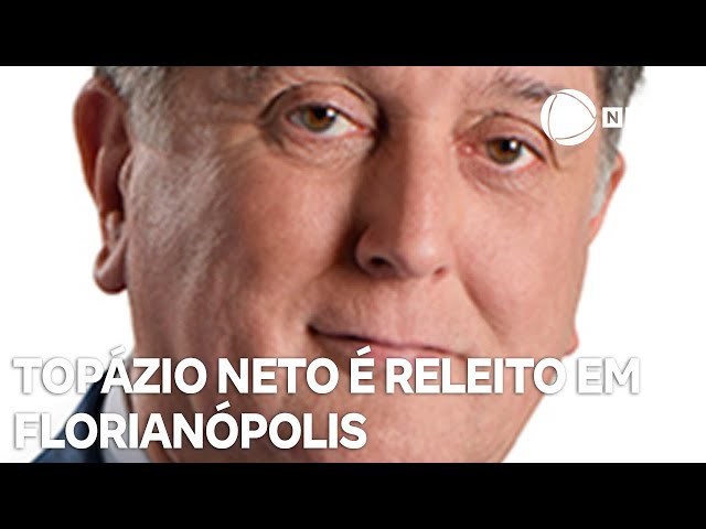 ⁣Topázio Neto é reeleito prefeito de Florianópolis